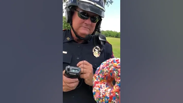 Man hands over doughnut to officer instead of driving license #memes #funny #doughnut