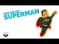 How to Draw Superman Pancake Art