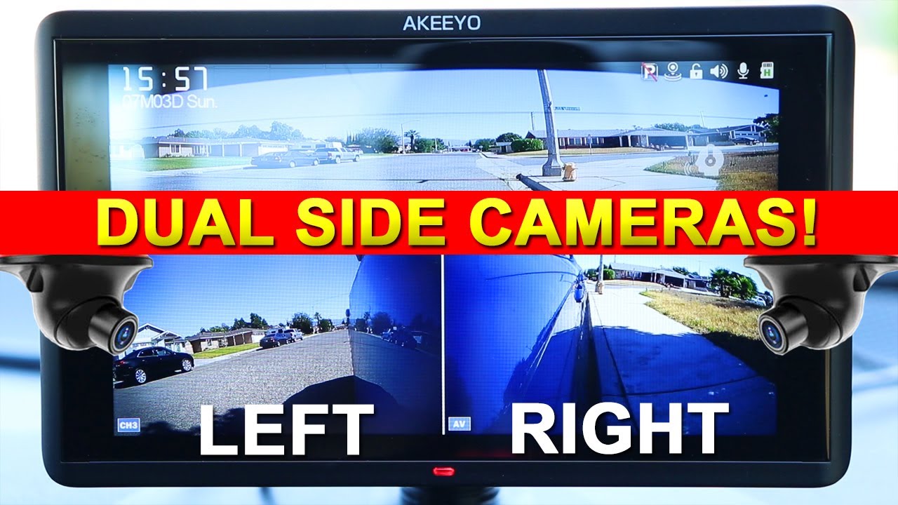 AKEEYO AKY-Z3GT Dash Cam Review (Side Cameras, 4 Channel, GPS