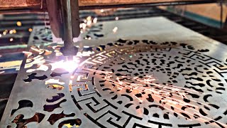 Plasma Cutter Metal art | How Wonder This CNC Laser Machine Made Beautiful Metal Door Design