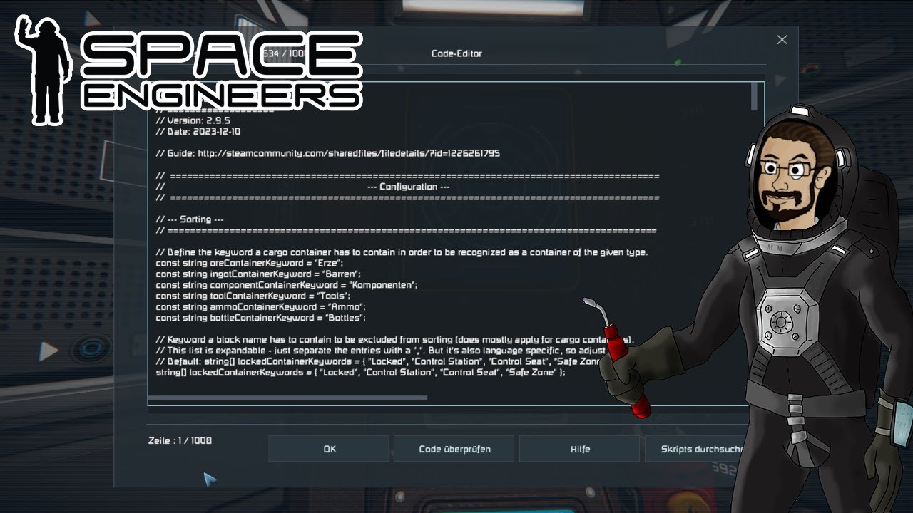 Isy's Inventory Manager 🚀 🌌🧑‍🚀 🛠️ Space Engineers S3E30 | Deutsch - YouTube