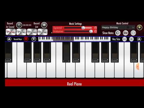 نغمة بسيطة على سلندرينة بيانو 