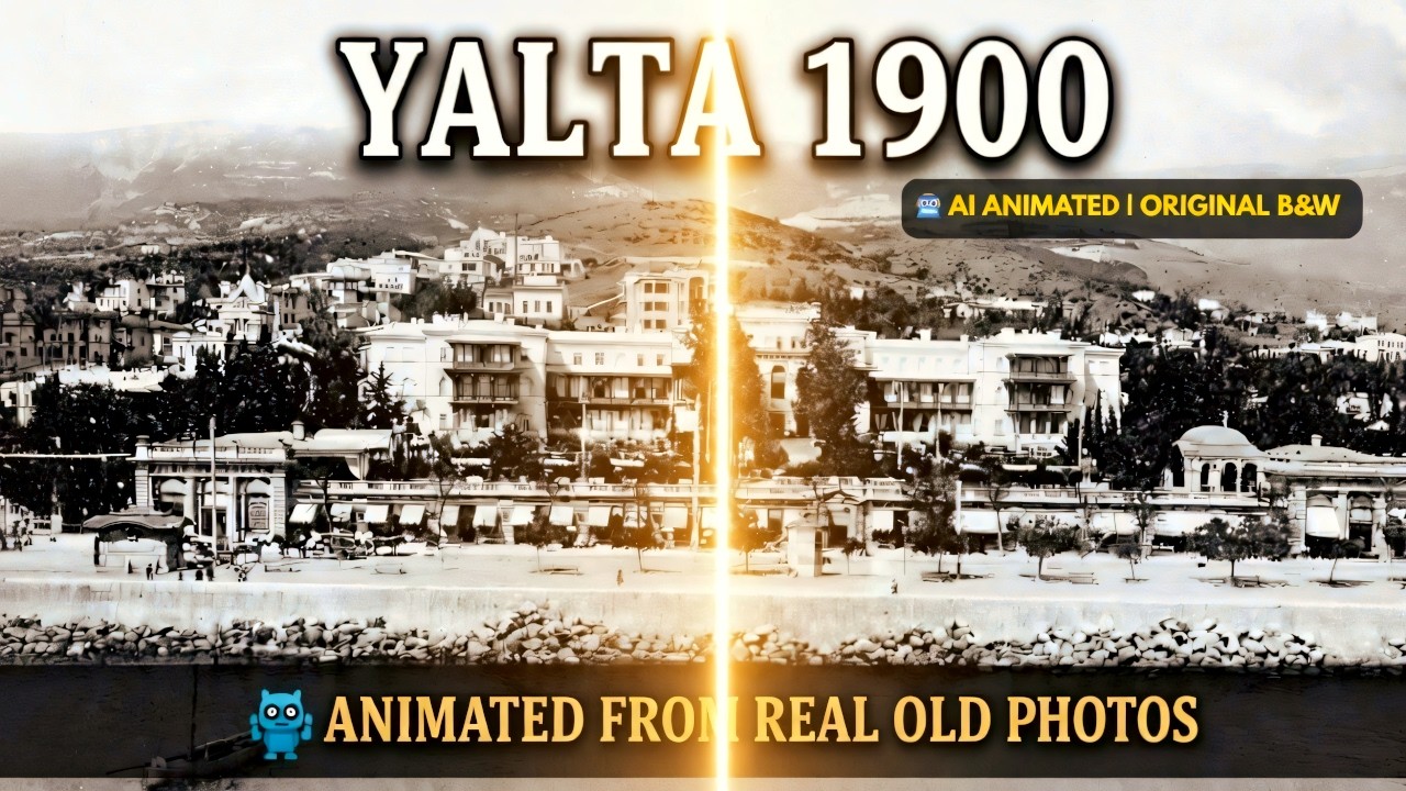 Yalta 1900 — Imperial Russia's Riviera Animated From Real Old Photographs