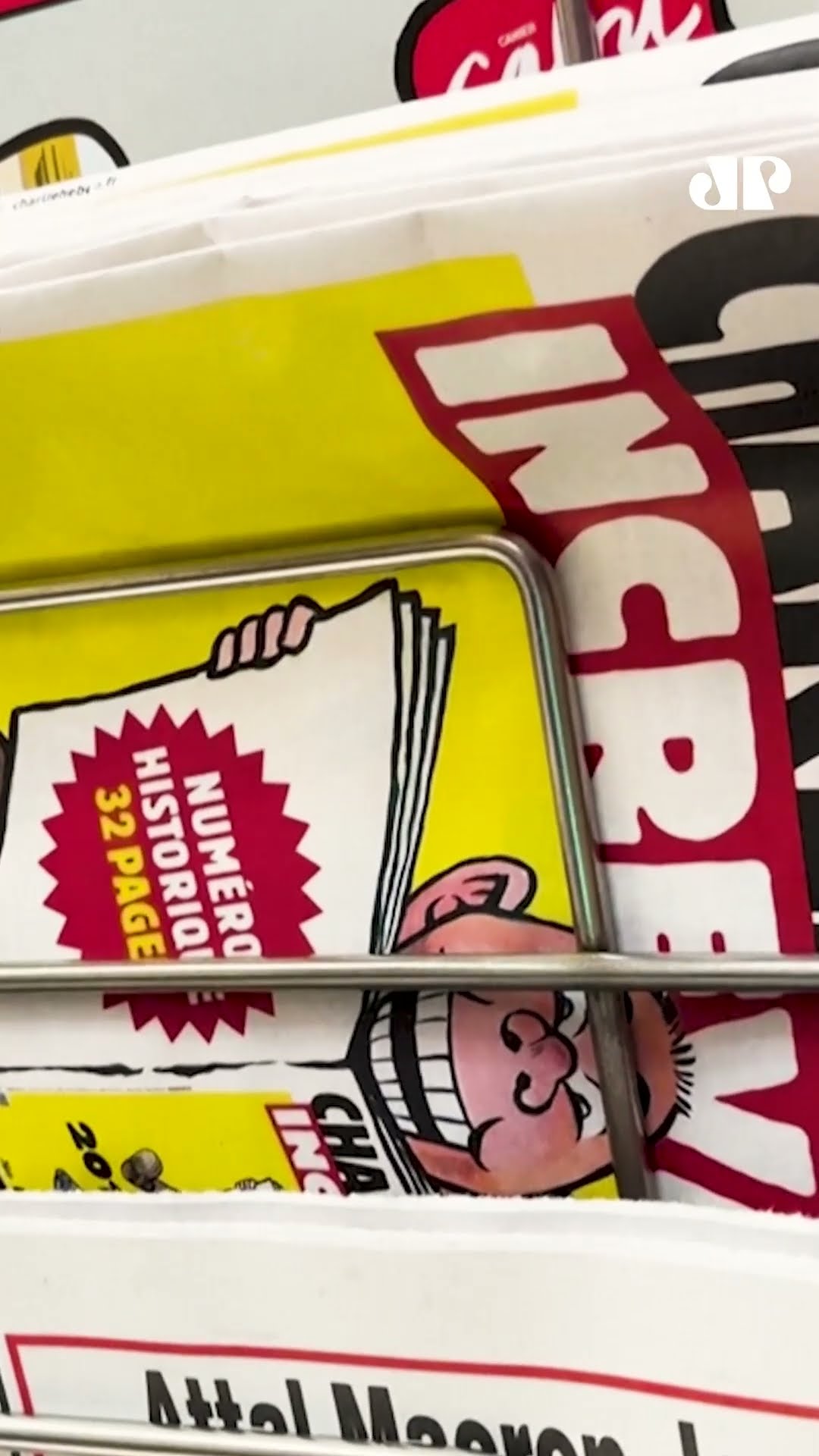 França e Charlie Hebdo relembram os ataques jihadistas de dez anos atrás  #shorts