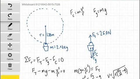 A bucket of mass 2 00 kg is whirled in a vertical circle of radius 1 20 m  At the lowest point of it