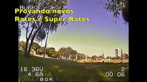 Betaflight 3.0.1 Rate & Super Rate Testing