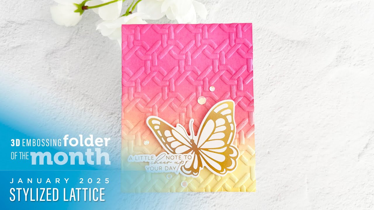 Spellbinders January 2025 3D Embossing Folder of the Month – Stylized ...
