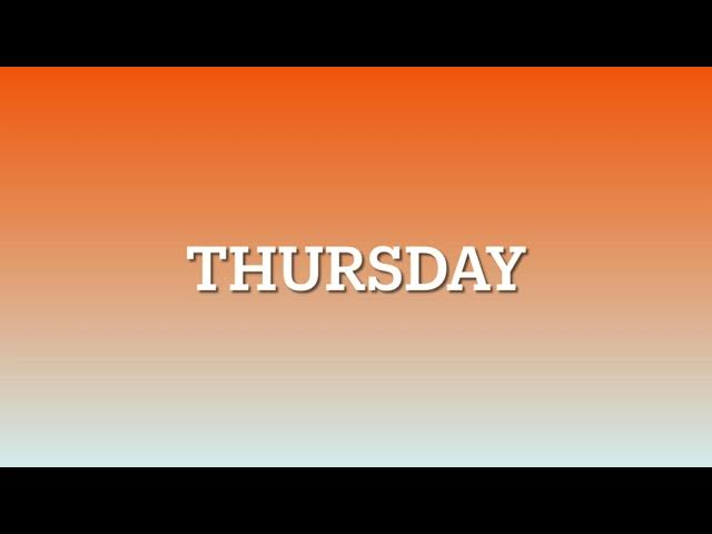 How to Pronounce Thursday Vs Tuesday? (CORRECTLY) 