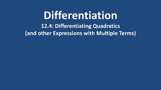 12 4 Differentiating Quadratics