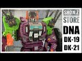 DNA Design DK-19 DK-21 Transformers Earthrise Titan SCORPONOK Upgrades