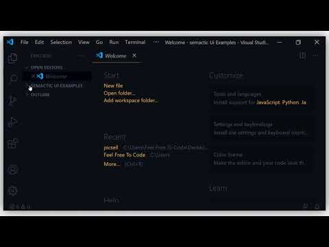 3. First Example | Semantic UI