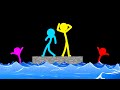 Stickman VS Minecraft: Flood Survival - AVM Shorts Animation
