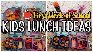 Easy Kids Lunch Ideas | First Week of School!