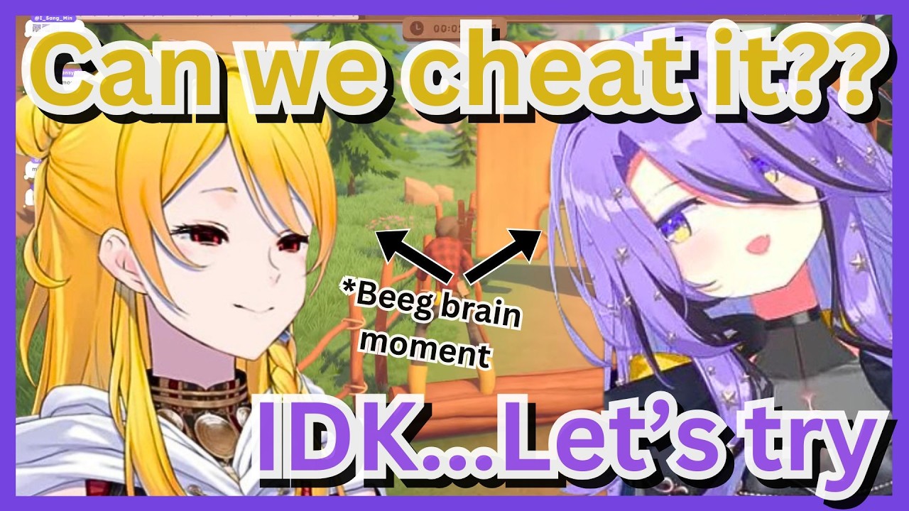 When Moona and Kaela Tried the BEEG BRAIN Strategy💀| Log Riders