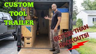 BEST TOOL TRAILER for ORGANIZATION and EFFICIENCY | Low Cost Professional Tool Storage