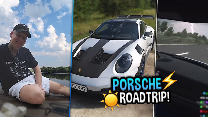 Mit dem PORSCHE zum Badesee! ☀️😎 300 KM/H & Fahrt durchs GEWITTER 😱 | MontanaBlack IRL