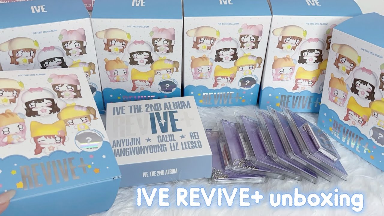 【♩】【新品未開封】IVE REVIVE+ 3種形態✖︎4 IVE - REVIVE+ [2nd Album - 4 Set Package] - K PLACE