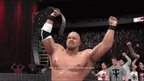 WWE 2K16 (2K Showcase) Austin 3:16 Ep 6 - Stone Cold Steve Austin VS Kane for the WWE Championship