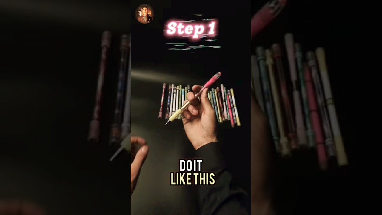 Rotate Pen How to rotate the pen with you Fingers. - YouTube