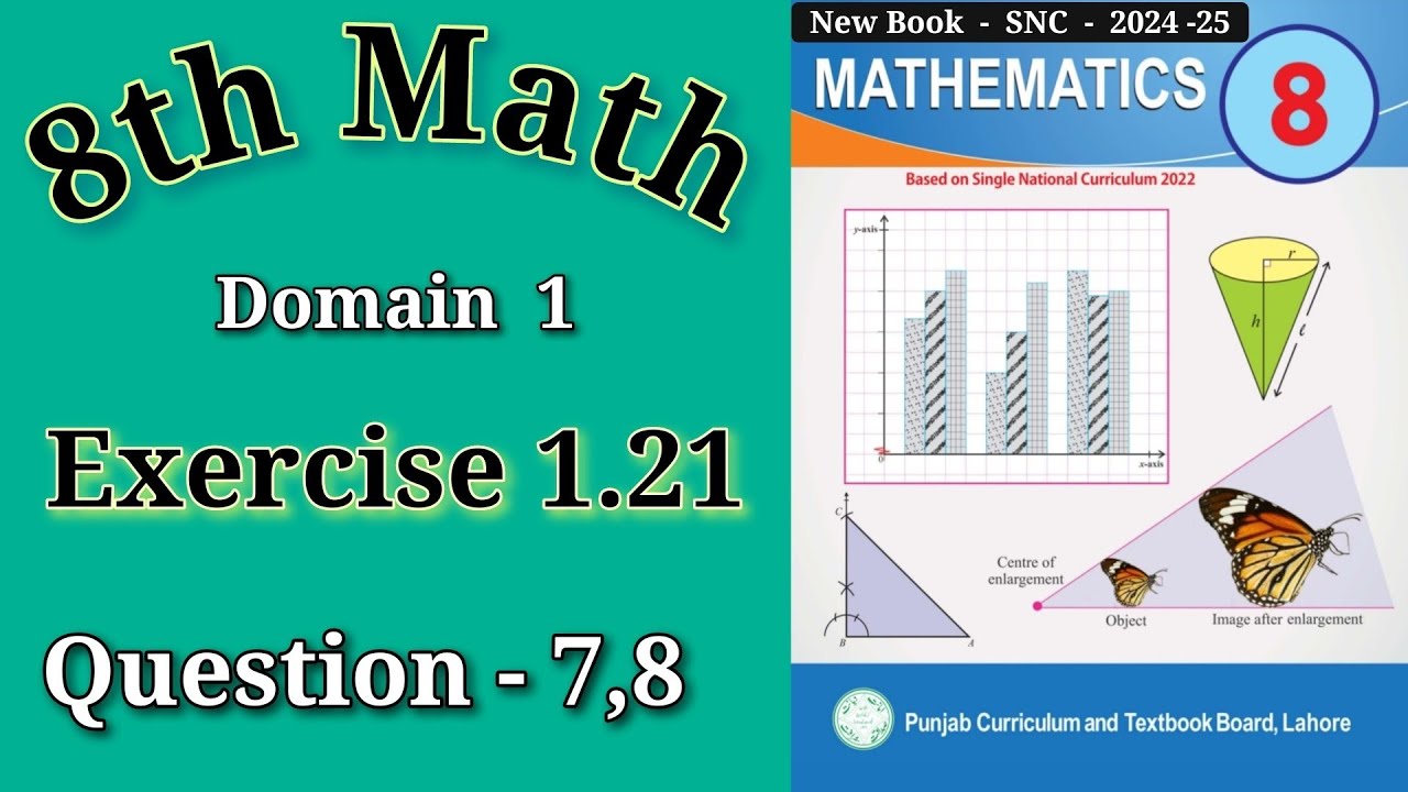 8th Class Math Exercise 1.21 Question 7,8 || Class 8 Math Exercise 1.21 ...