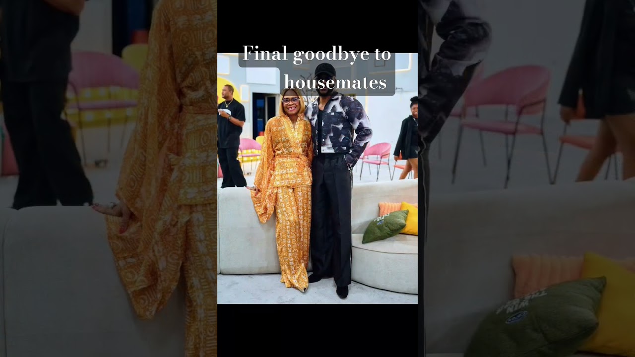 Final goodbye to housemates. All the best, everyone. 