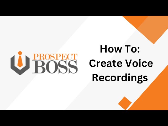 How to Create Call Recordings