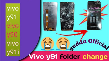 😱मोबाइल में Folder (Touch Display)  लगाना सीखें Mobile screen kaise change kare😱