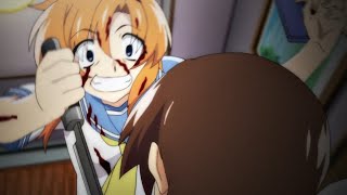 Rena and Keiichi Go Dumpster Diving  Higurashi: When They Cry - SOTSU Dub  