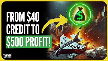 How a Broken Wing Butterfly Turned a $40 Credit into $500 PROFIT