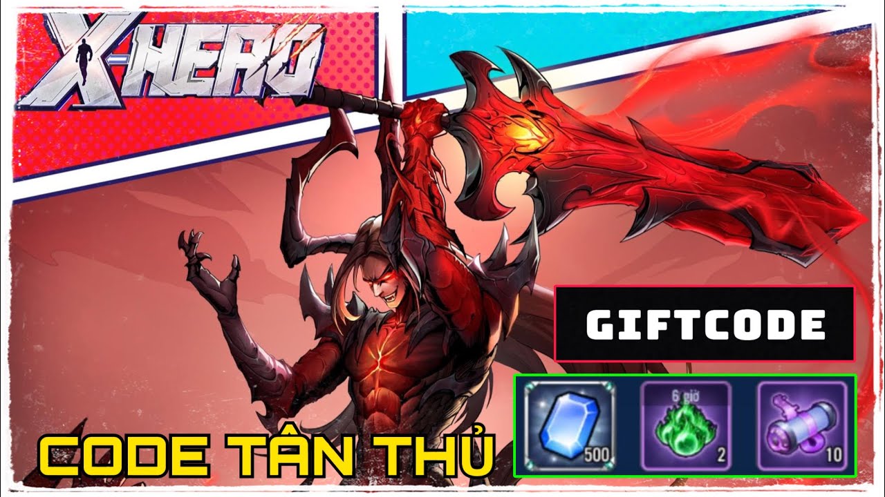 [ Gift Code ]Hướng Dẫn Nhập Full Code X-Hero VN Game Thẻ Tướng Marvel Kết Hợp Giải Đố Thú Vị