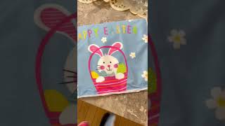 Easter throw pillow DIY #diy #diysonabudget #diycrafts #easterdiy #easydiy #easydiyideas
