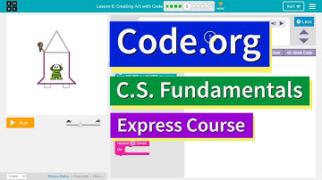 Code.org Express Lesson 4.5 Creating Art with Code | Tutorial with Answers | Course C Lesson 6.5