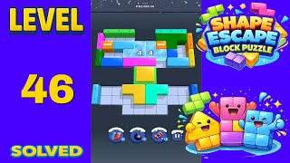 Celebrity Shape Escape Block Puzzle Level 46 - SOLUTION Wealth