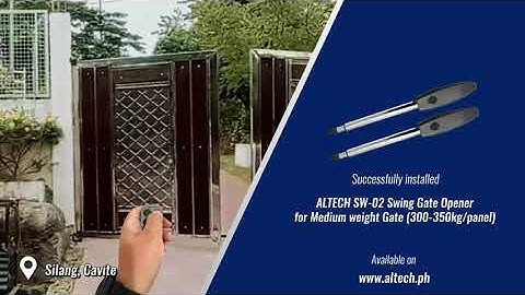 SW-02 Swing Gate Opener Installation in Silang Cavite