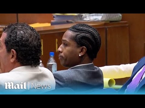 A$AP Rocky trial begins as prosecution shows alleged shooting video