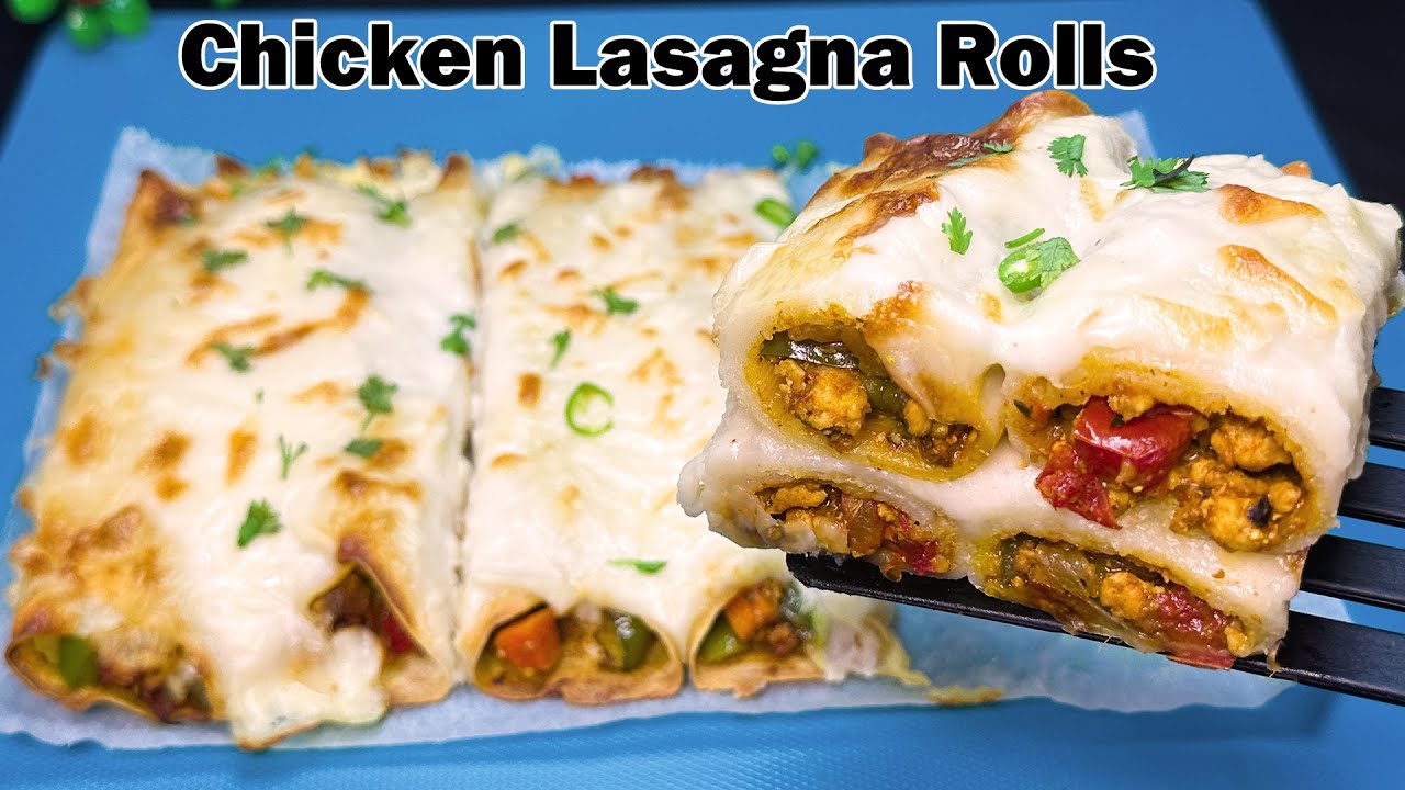 These Restaurant Style Alfredo Chicken Lasagna Rolls Will Clear The Table In Seconds