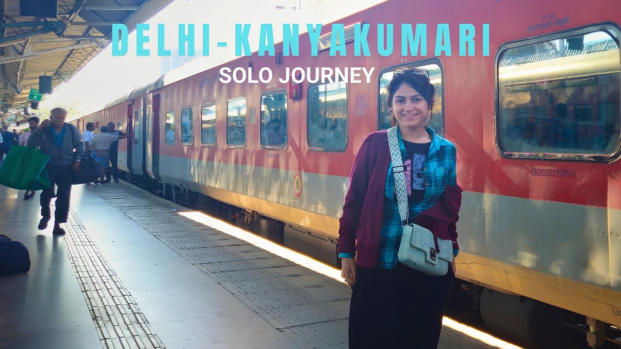 How I Spent 2 Days Inside One of India’s Longest Trains(48+Hours) | Delhi to Kanyakumari