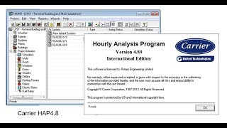 hap software heat load calculation with example, cooling load calculation using hap software screenshot 1