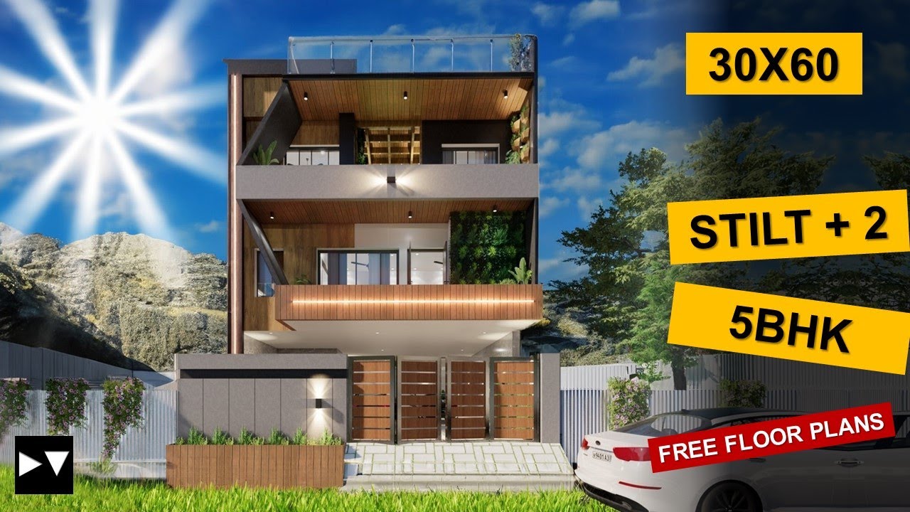 30x60 | 5 BHK House plan | 200 Gaj | 1800 sqft | 30*60 house plan 3d || DV Studio