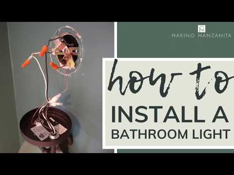 Video: Lighting in the toilet: wiring, lamp, installation