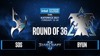 SC2 - sOs vs. ByuN - IEM Katowice 2021: Round of 36