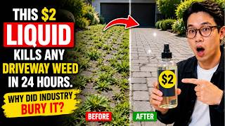This $2 Liquid Kills ANY Driveway Weed in 24 Hours  Why Did Industry Bury It?