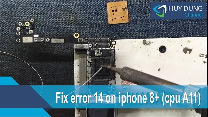 iPhone 8 Plus mất nguồn (CPU A11) - Fix error 14 on iPhone 8/8+ (CPU A11)