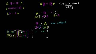 Is matrix multiplication commutative?