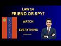 Be Friendly but Observe Everything | Law 14 of 48 Laws of Power