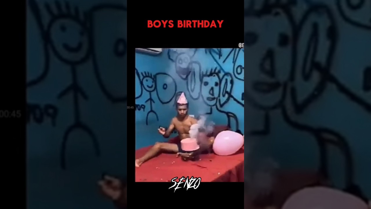 Girls birthday 🤡 Vs boys birthday ☠️