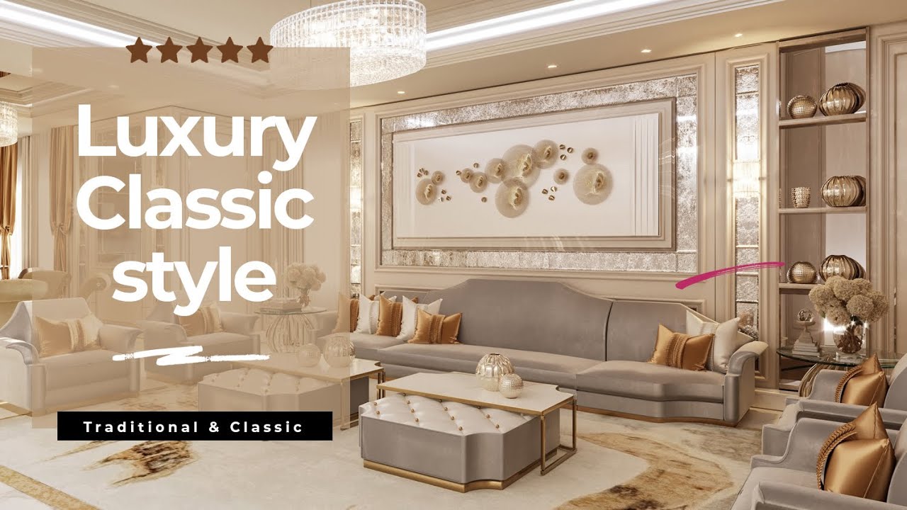 Luxury Classic Interior Design Dubai Uae At Aed 110 Per Sq M Look At Latest Neoclassical Luxury House Interior Design Classic Interior Design Interior Design