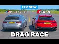 BMW M340i v Audi RS4: DRAG RACE * shock result *