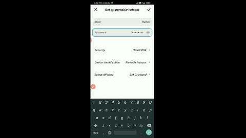 How to change Wi fi Hotspot password kaise dekhte hain redmi 9 prime me