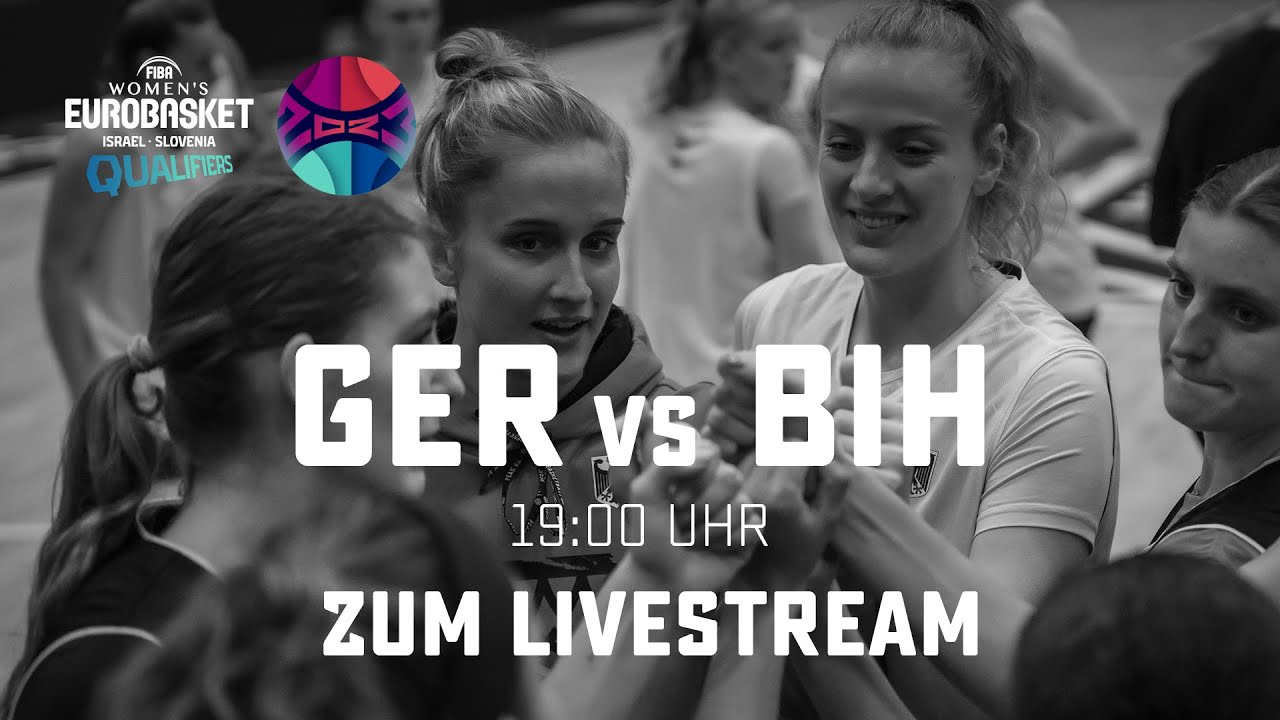 Deutschland vs Bosnien and Herzegowina FIBA Womens EuroBasket 2023 Qualifiers